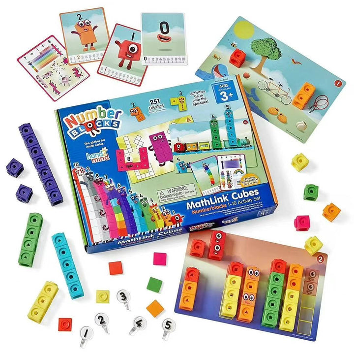 Numberblocks Mathlink Cubes 1-10 Math Activity Set