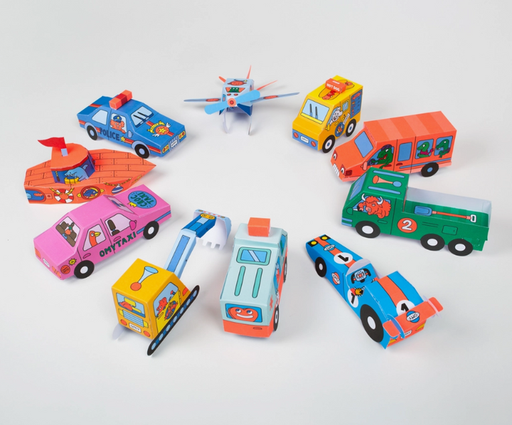 3D Paper Toys - Vehicle
