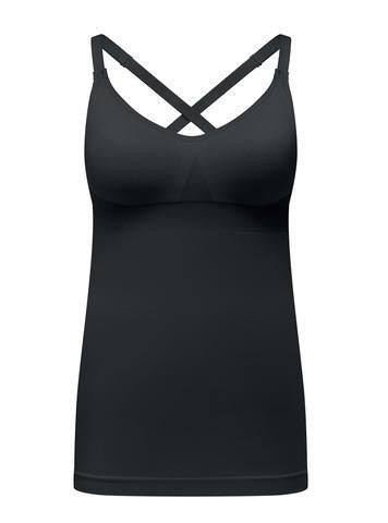 Body Silk Seamless Nursing Cami Black