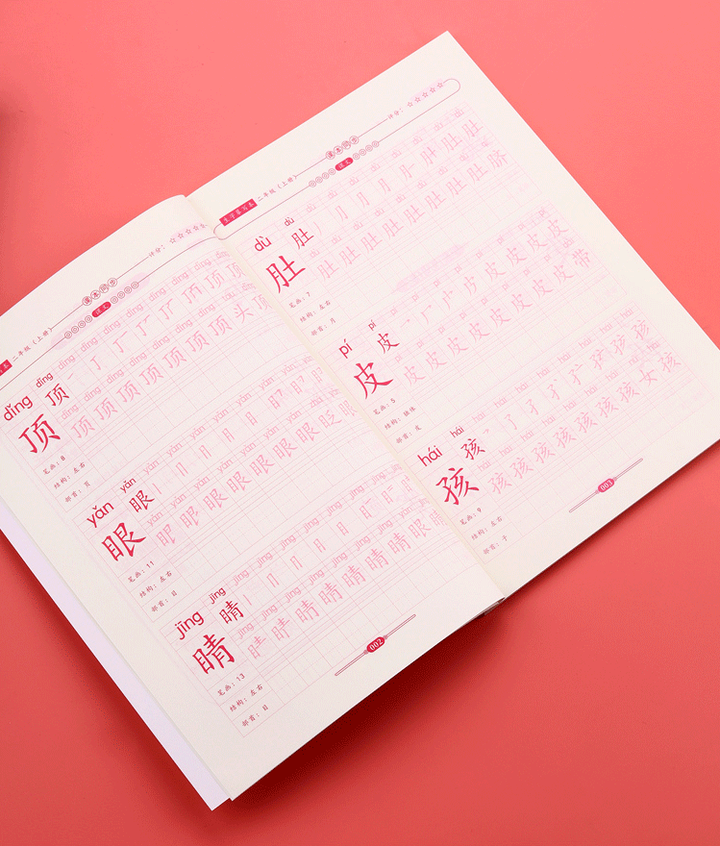 Chinese Characters Depict Book