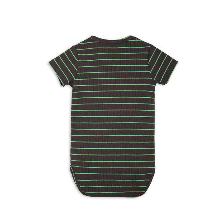Stripe Rib Ss Body Black
