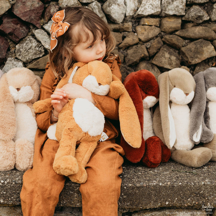 Little Floppy Nibble 12" Bunny - Almond Joy