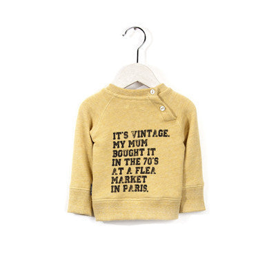 Pullover Long Sleeve Yellow Baby