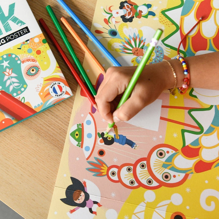 Colouring Poster Carnival