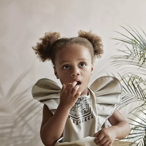 Baby Bib - Vintage Flower