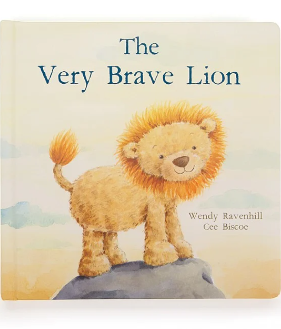 Jellycat The Very Brave Lion Book