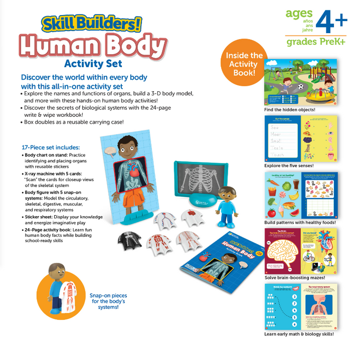 Skill Builders Human Body Activity Set