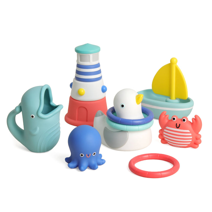 Seaside Splash Gift Set Soft Bath + Water Toys