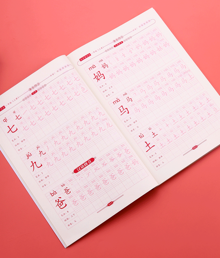 Chinese Characters Depict Book