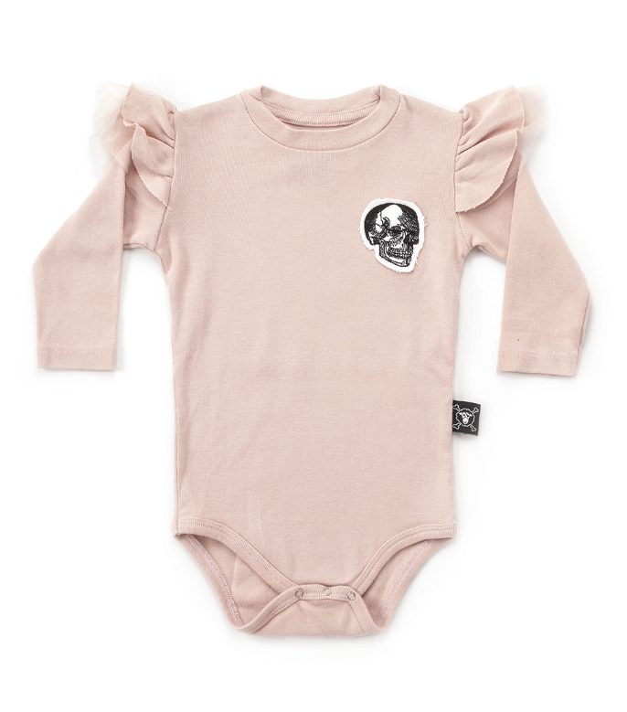 Ruffled Sleeve Onesie