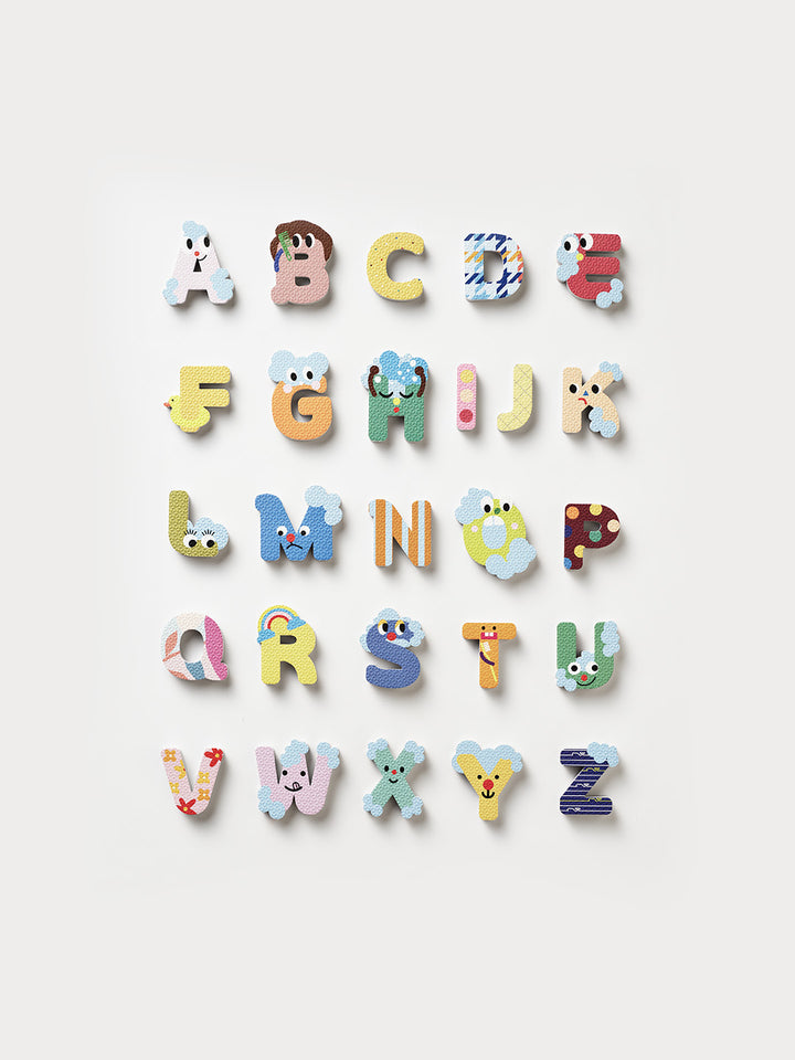 Creative Play Bath Stickers & Poster Set - Alphabet