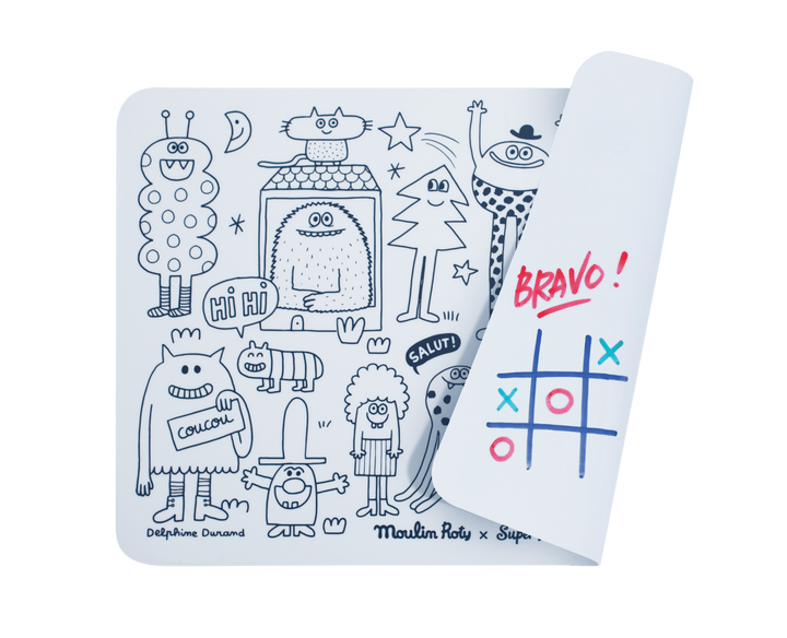 Schmouks - Mini Silicon Colouring Mat with 4 Pens