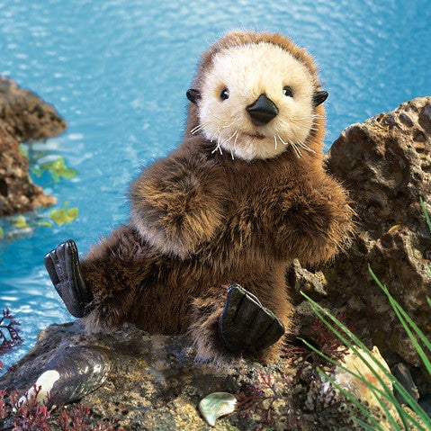 Baby Sea Otter Hand Puppet