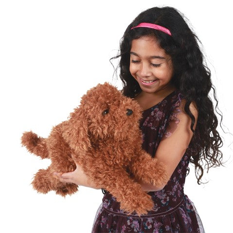 Poodle Toy Puppy Hand Puppet