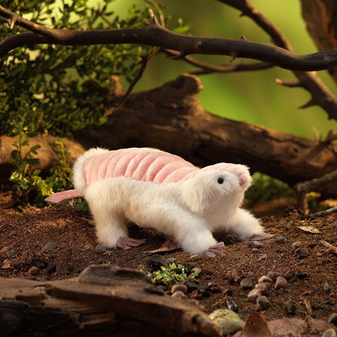 Pink Fairy Armadillo Finger Puppet