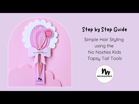 Topsy Tail Hair Styling Tool Pink