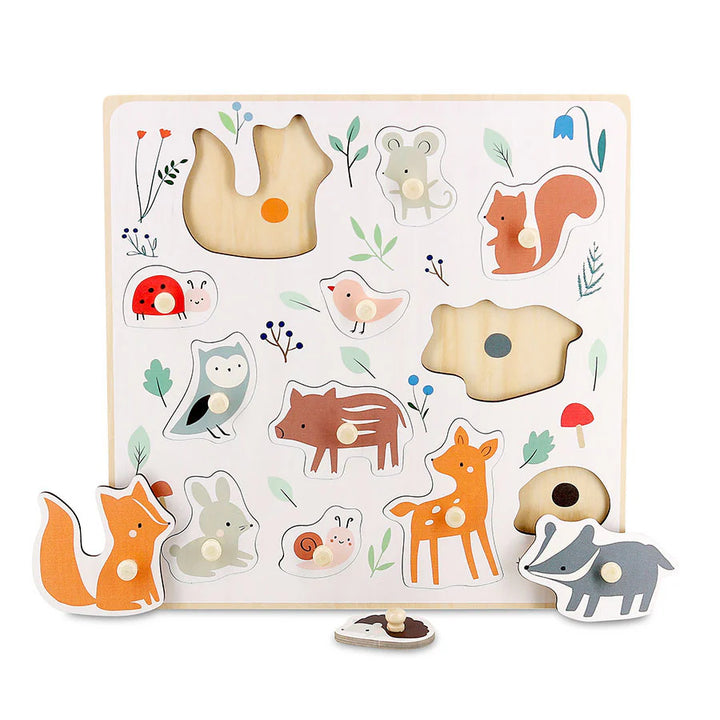 Sarah Betz - Forest Animals Peg Puzzle