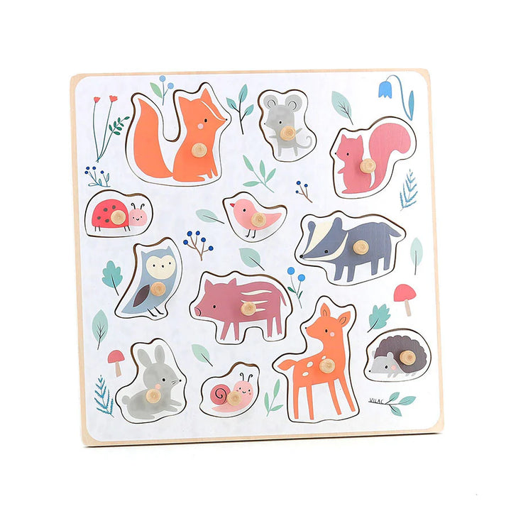 Sarah Betz - Forest Animals Peg Puzzle