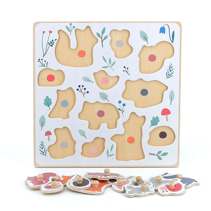 Sarah Betz - Forest Animals Peg Puzzle