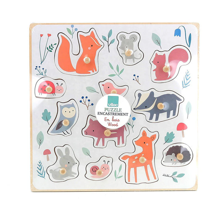 Sarah Betz - Forest Animals Peg Puzzle