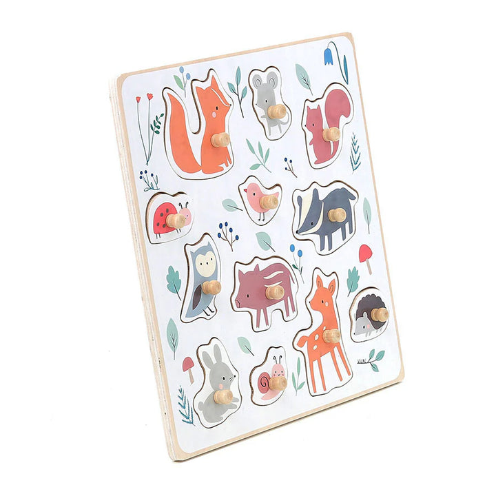 Sarah Betz - Forest Animals Peg Puzzle