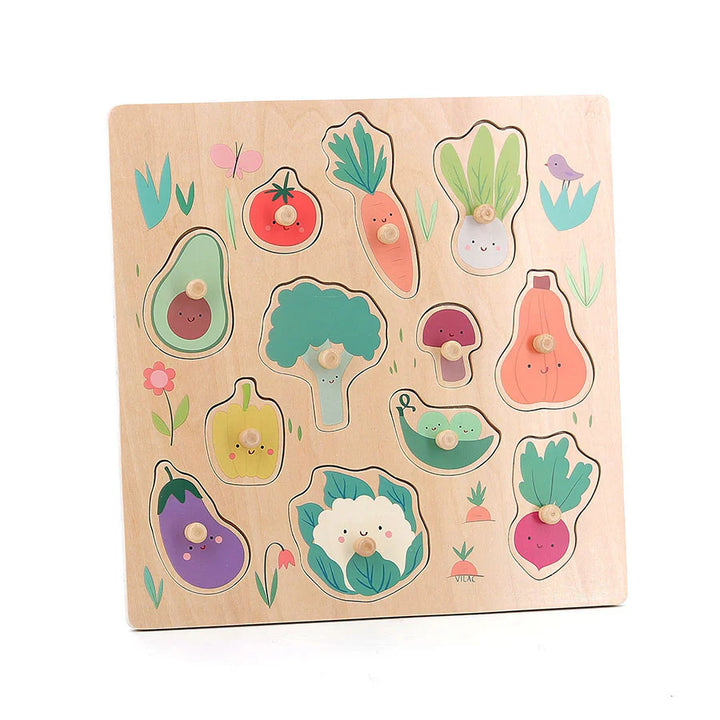 Sarah Betz - Vegetables Peg Puzzle