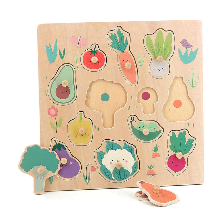 Sarah Betz - Vegetables Peg Puzzle