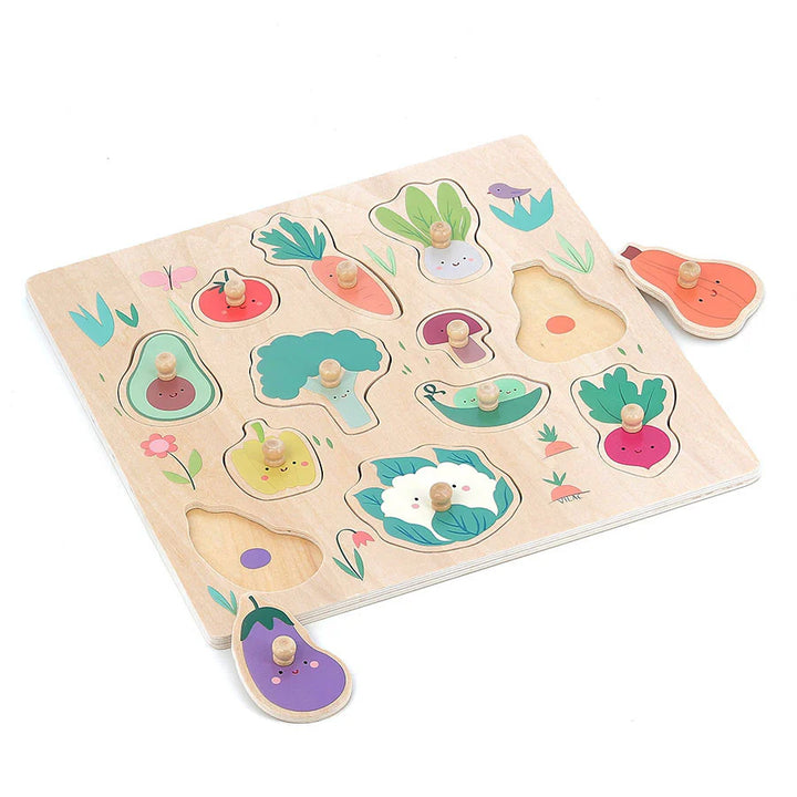 Sarah Betz - Vegetables Peg Puzzle