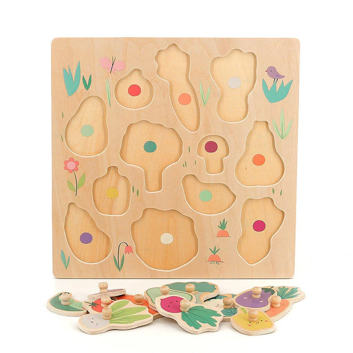 Sarah Betz - Vegetables Peg Puzzle