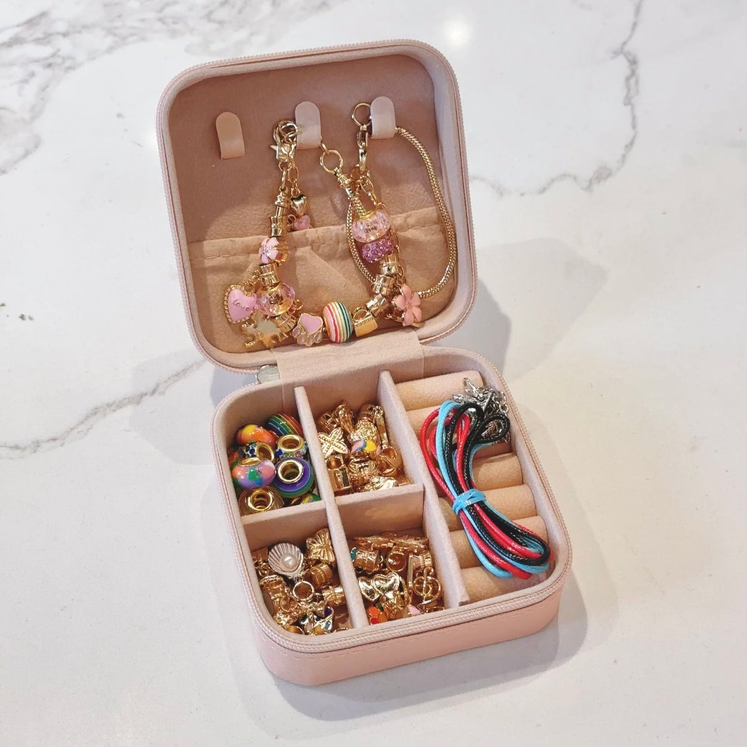 Charm Bracelet DIY Set With Jewelry Box