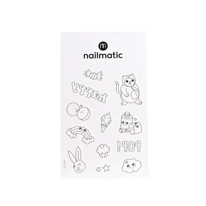 Temporary Coloring Tattoos - Kawai