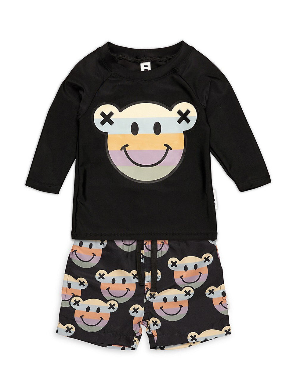 Rainbow Smile Bear Swim Short