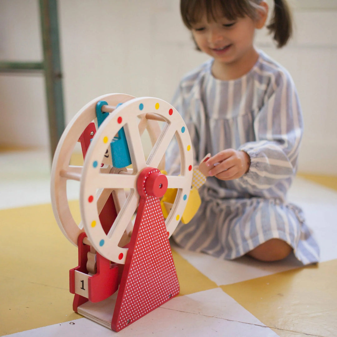 Carnival Play Set Wooden Ferris Wheel