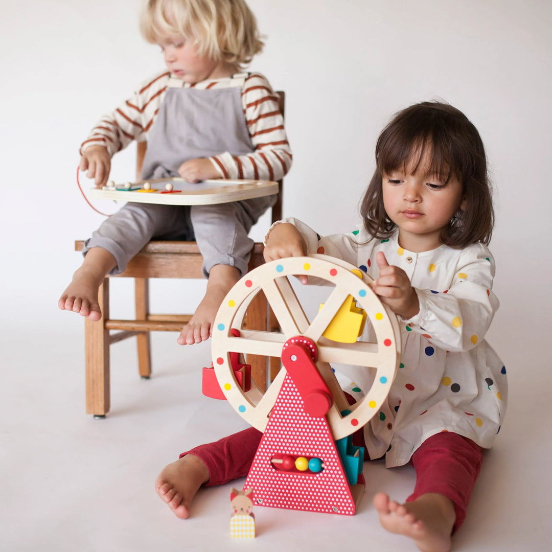 Carnival Play Set Wooden Ferris Wheel