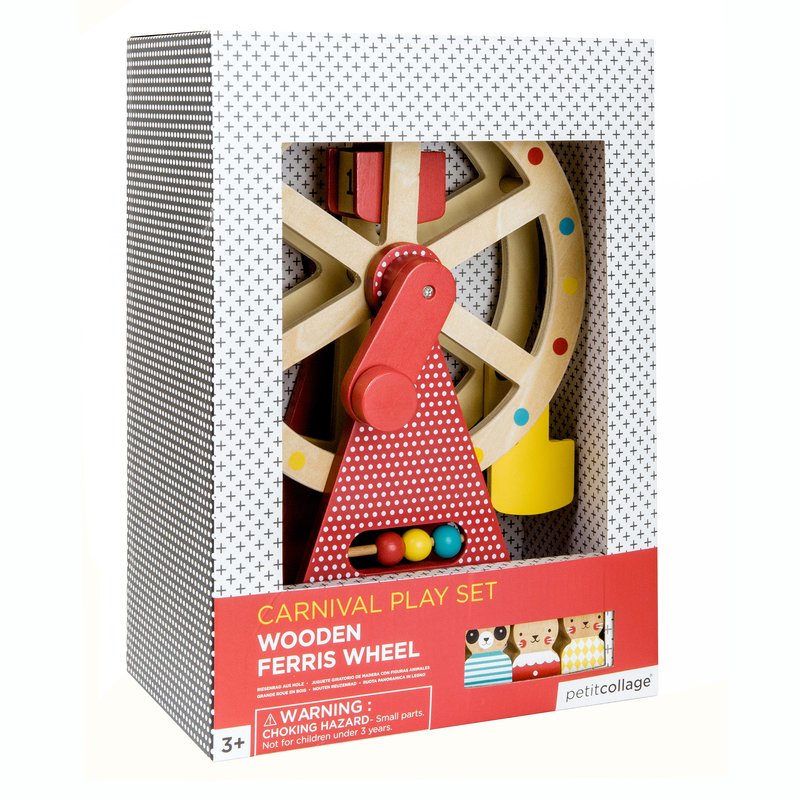 Carnival Play Set Wooden Ferris Wheel