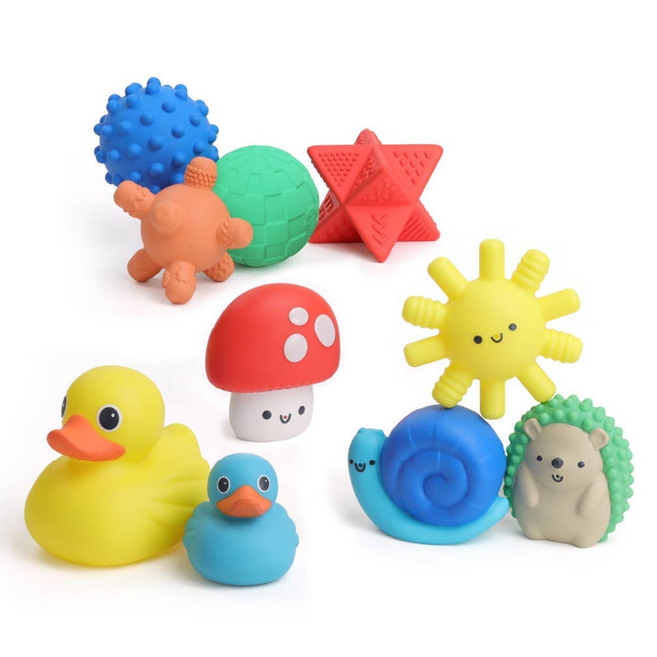 Itzy Splash Gift Set Soft Bath + Water Toys