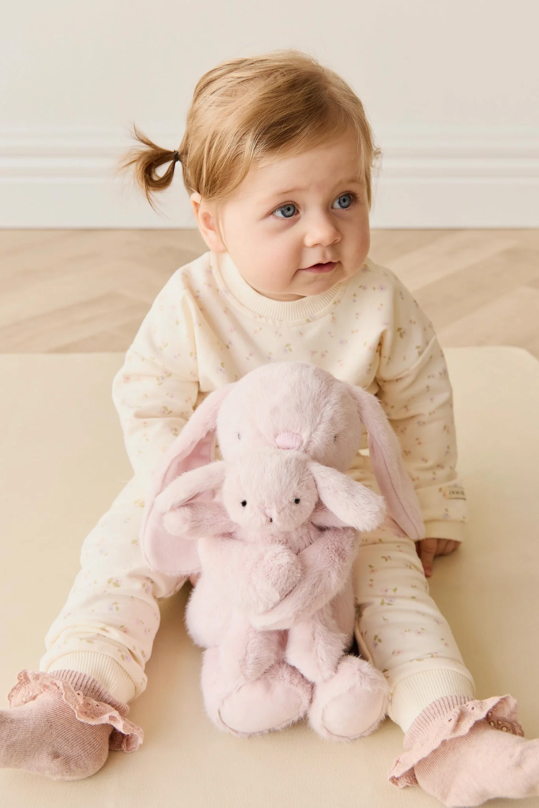 Plush - Frankie the Hugging Bunny - Blossom - Snuggle Bunnie