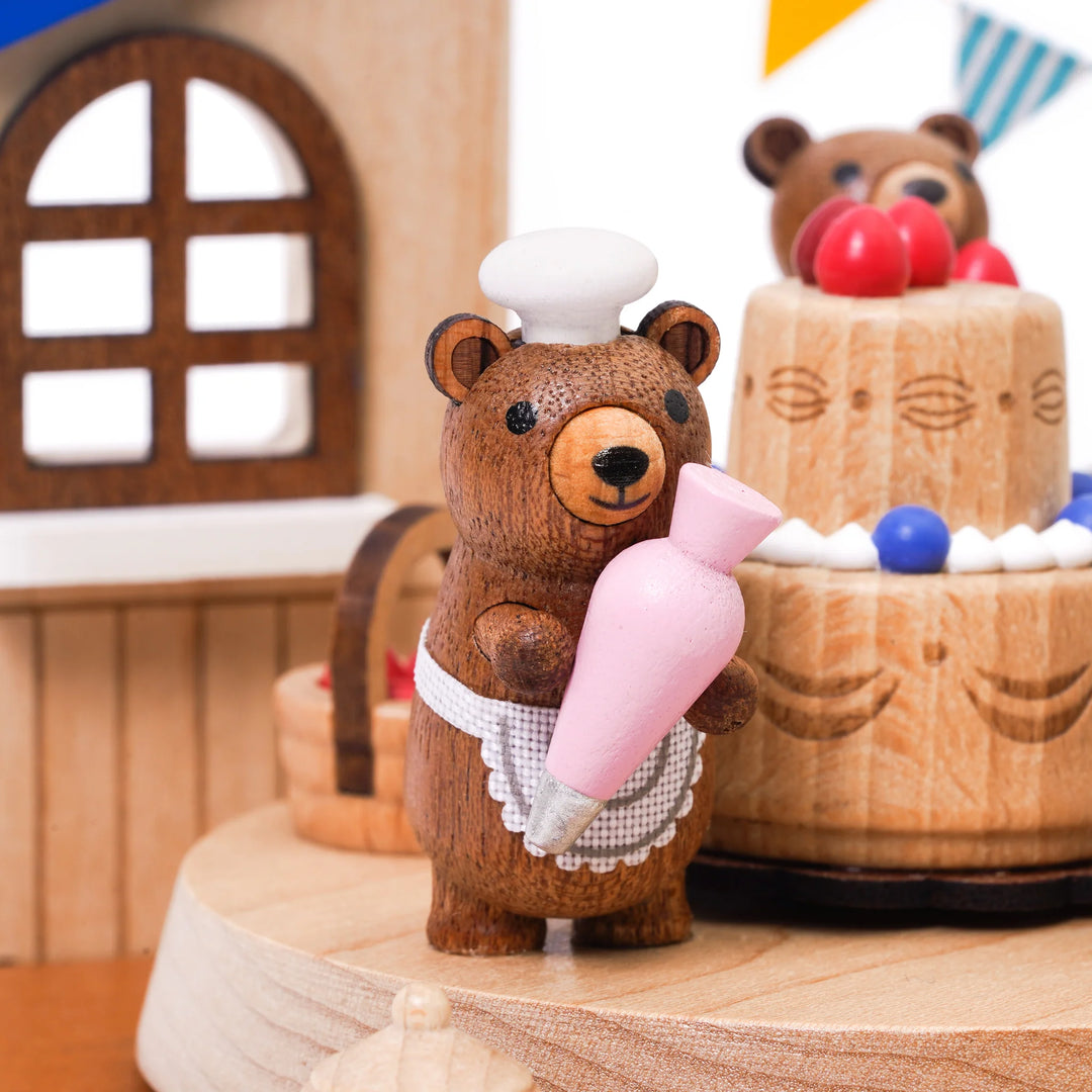 Bear & Strawberry Cake Music Box