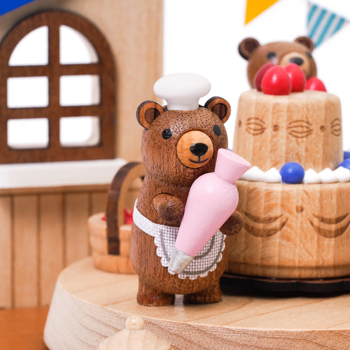 Bear & Strawberry Cake Music Box