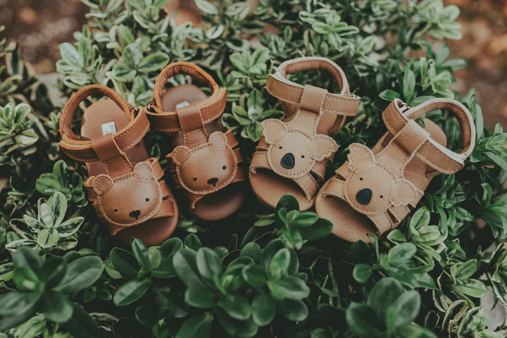 Diedan Sandals | Bear | Cognac Classic Leather