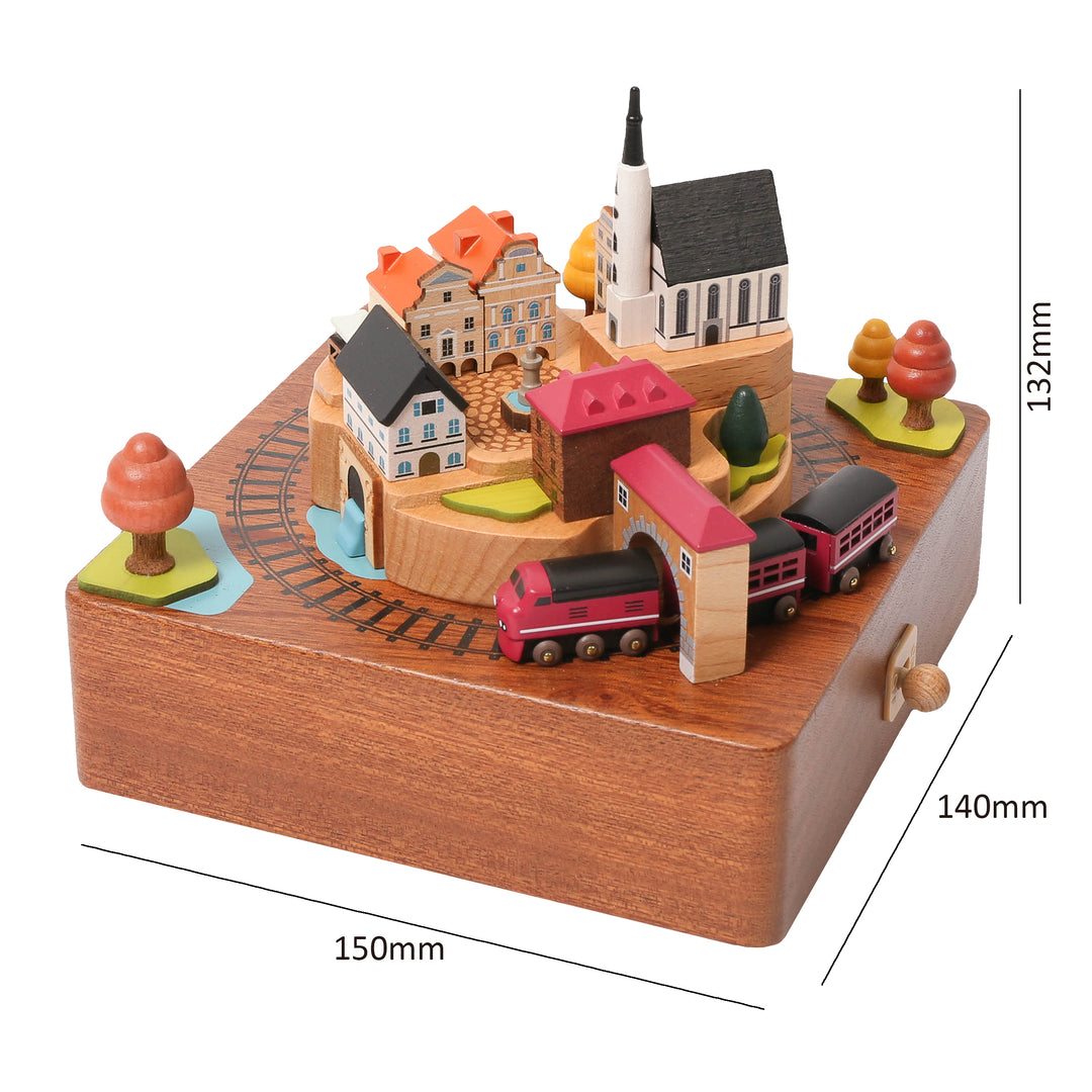 Autumn Train Music Box