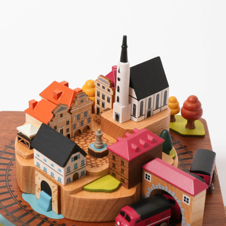 Autumn Train Music Box