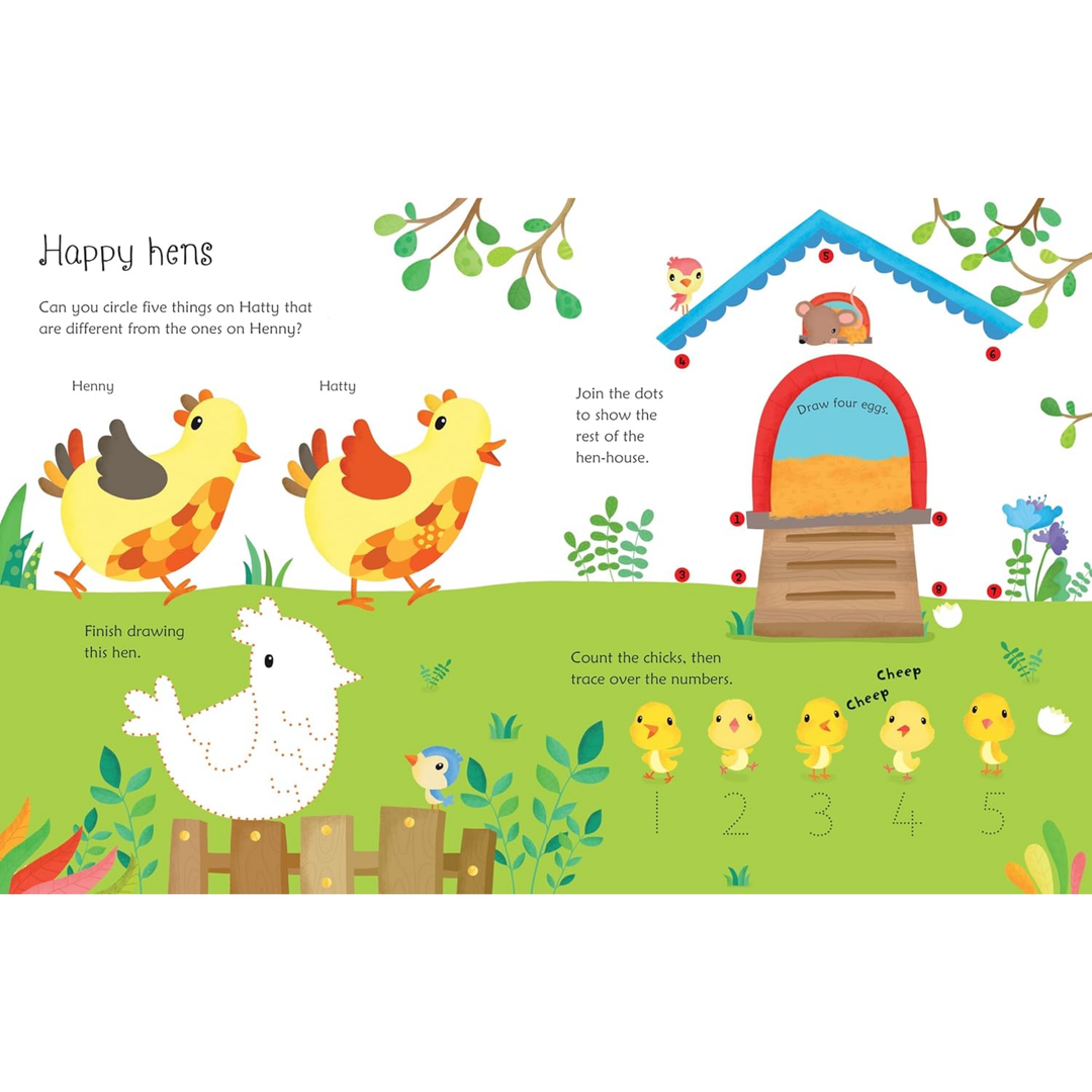 Wipe-Clean Farm Activities