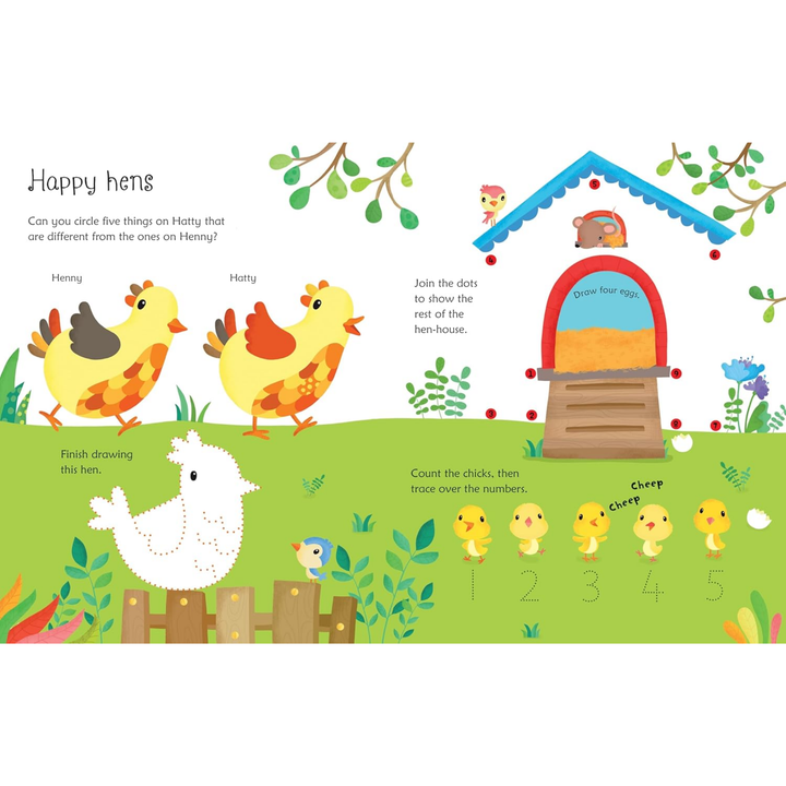 Wipe-Clean Farm Activities