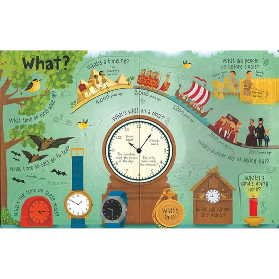 Lift-the-flap Questions and Answers about Time
