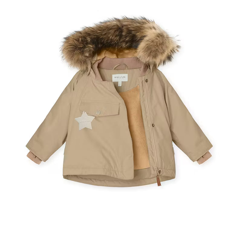 MATWANG Fleece Lined Winter Jacket Fur . GRS