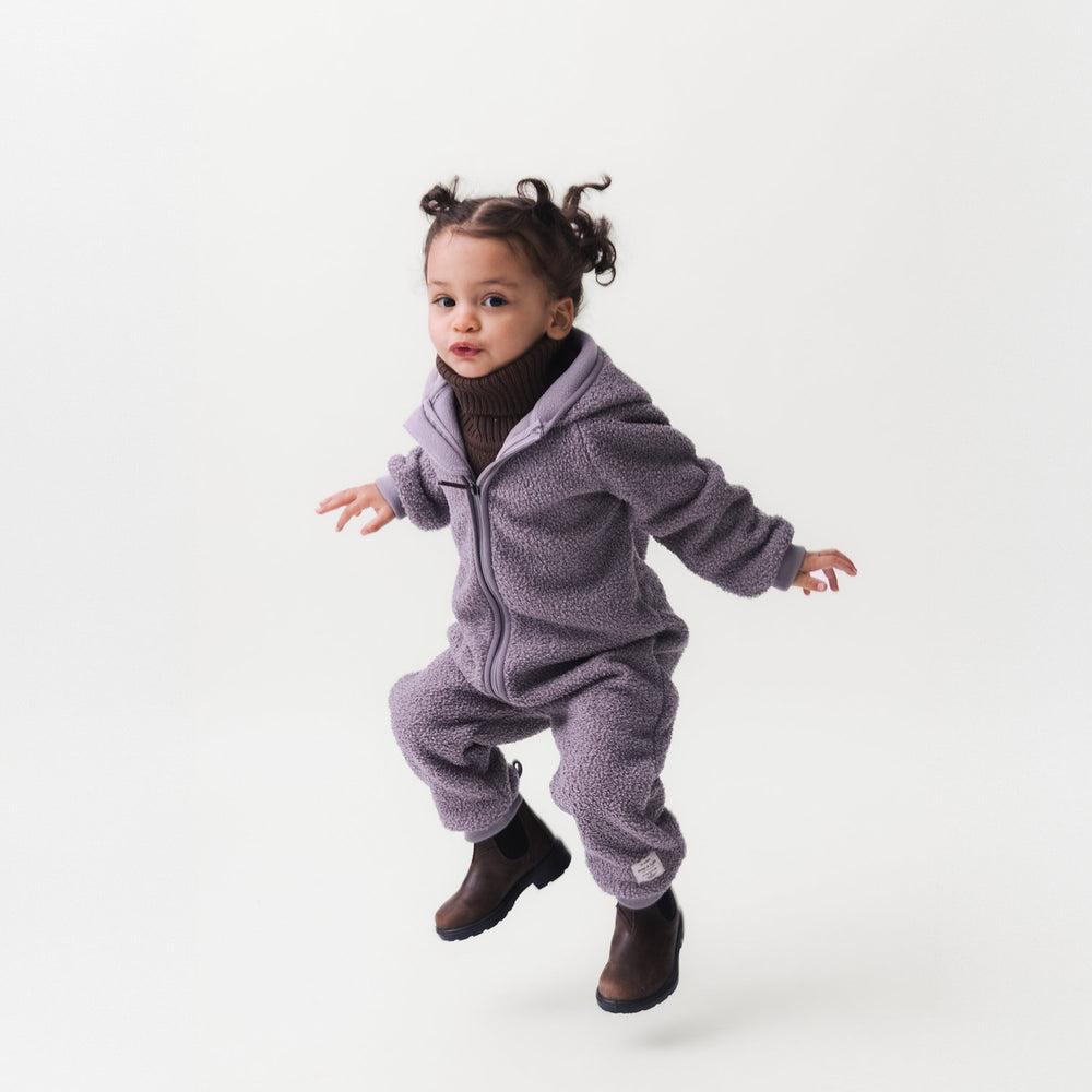 Matadel Teddyfleece Jumpsuit Zinc Purple