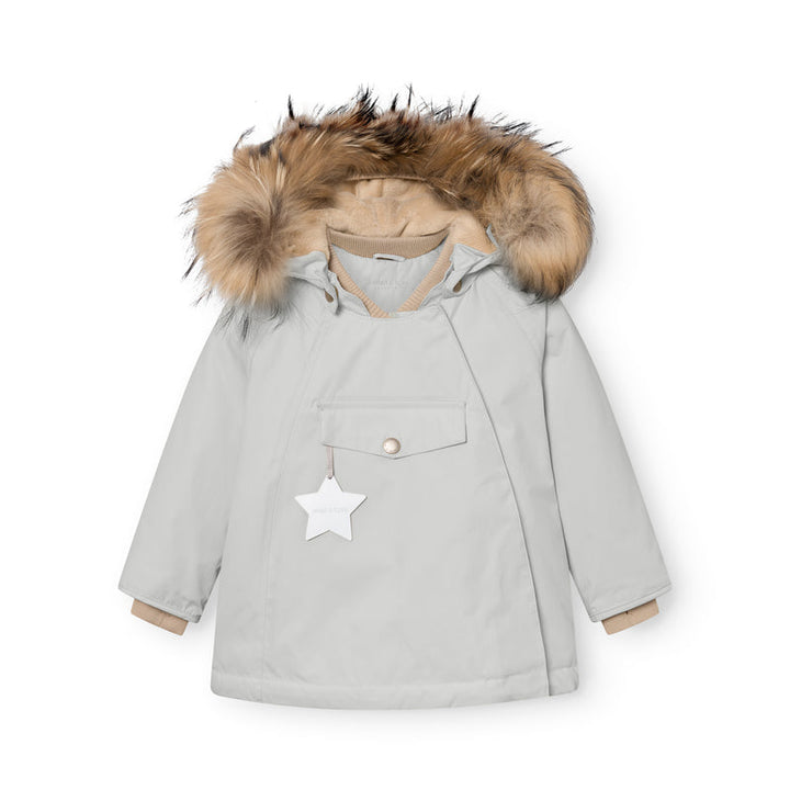MATWANG Fleece Lined Winter Jacket with High Collar. GRS