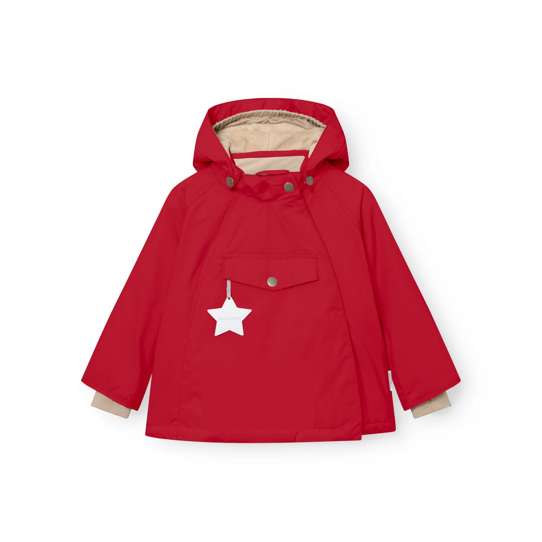 MATWANG Fleece Lined Winter Jacket. GRS | Chili Pepper