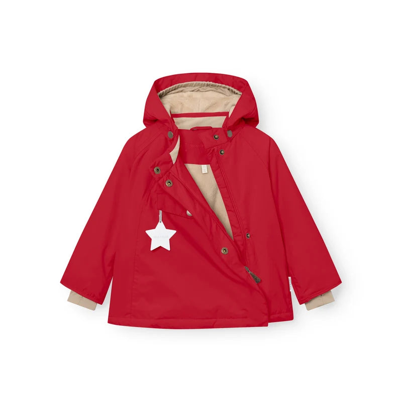 MATWANG Fleece Lined Winter Jacket. GRS | Chili Pepper